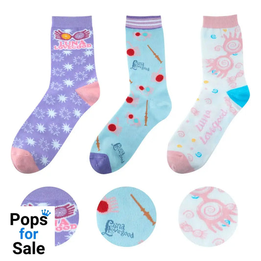Harry Potter Socks 3-Pack Luna Lovegood