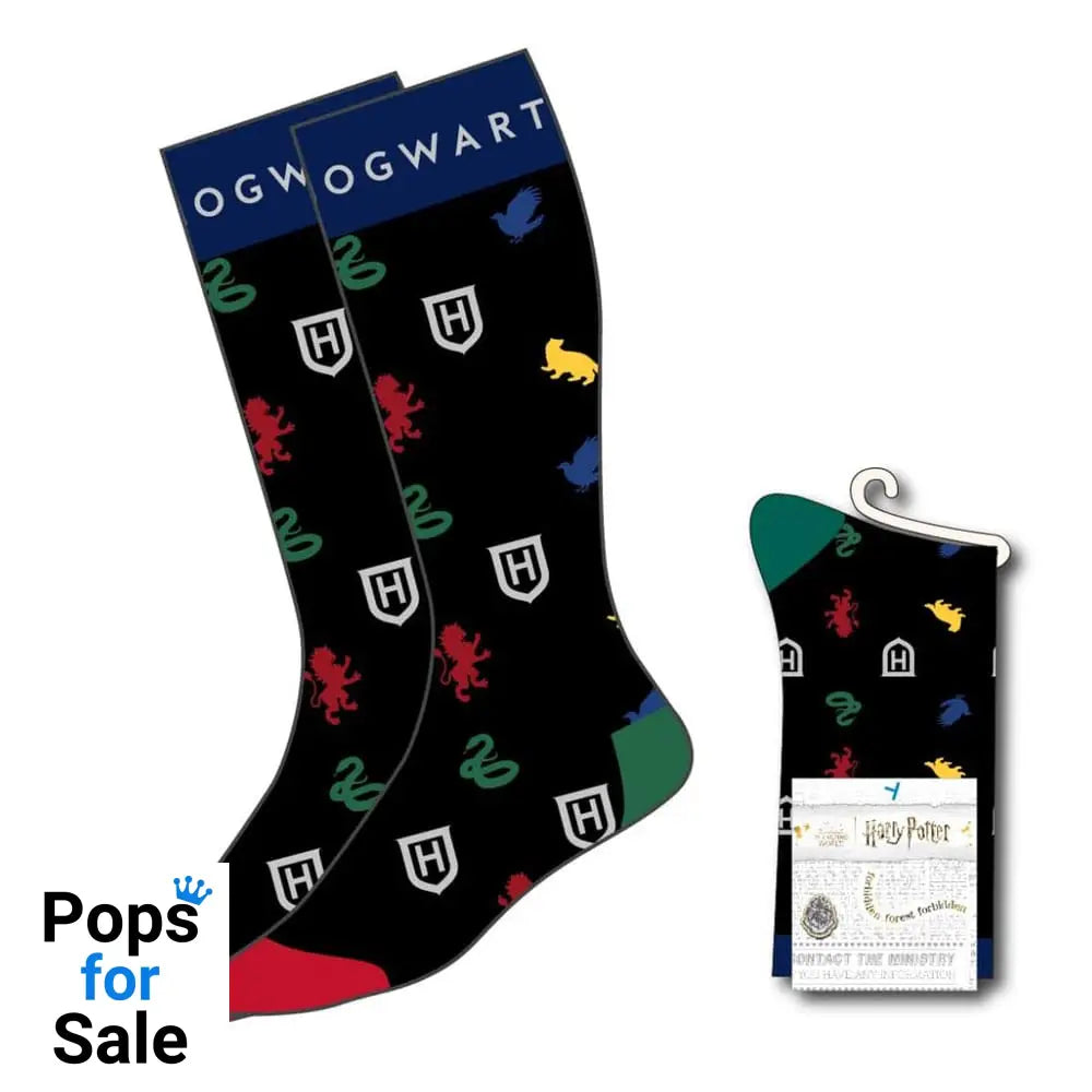 Harry Potter Socks Houses Logos 38-45 Footwear