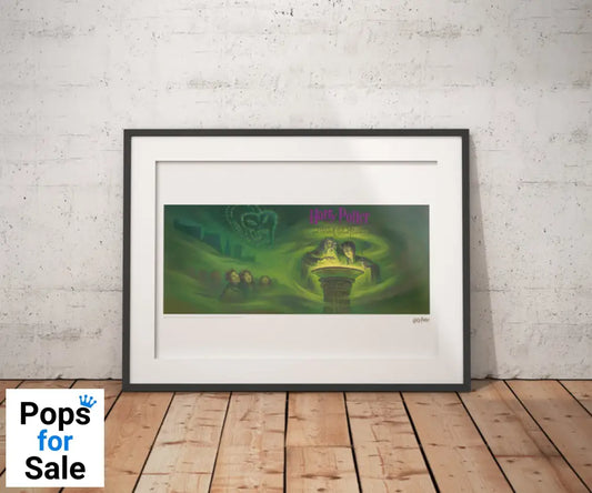 Harry Potter & the Half Blood Prince Book Cover Artwork Limited Edition Art Print Wall Art