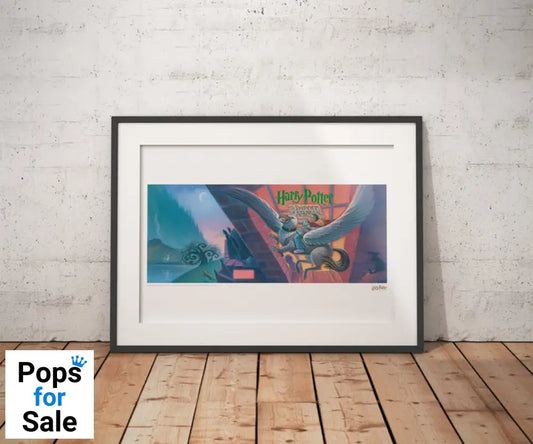Harry Potter & the Prisoner of Azkaban Book Cover Artwork Limited Edition Art Print Wall Art