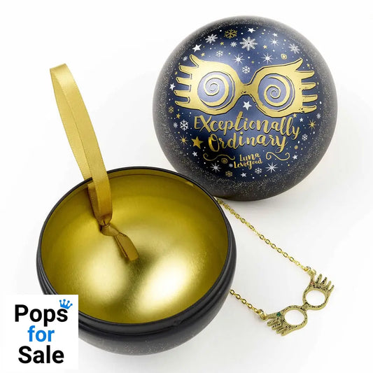 Harry Potter tree ornament with Necklace Luna Lovegood Glasses