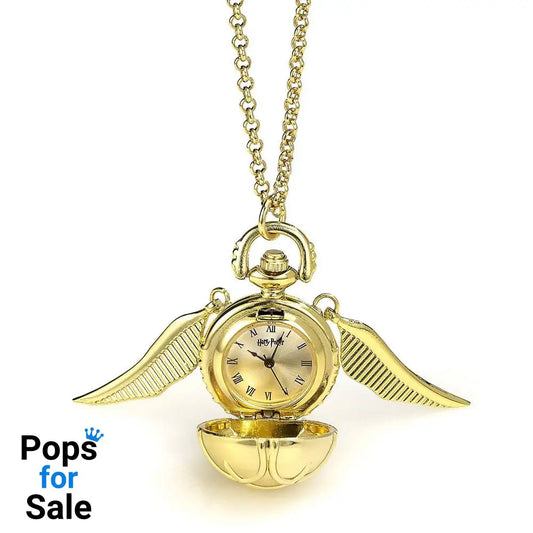 Harry Potter Watch Necklace Golden Snitch (gold plated)