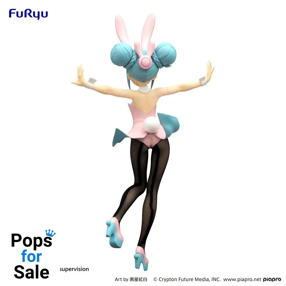 Hatsune Miku BiCute Bunnies PVC Statue Wink Pearl Pink Color Ver. 30 cm