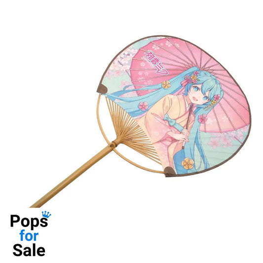 Hatsune Miku Non-Folding Uchiwa Fan Miku Kimono
