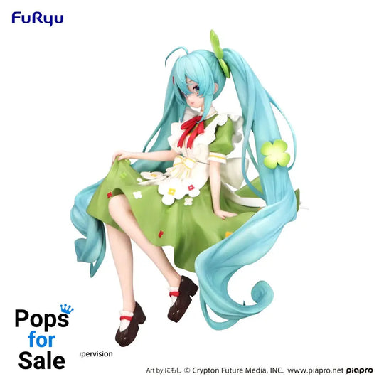 Hatsune Miku Noodle Stopper PVC Statue Flower Fairy Clover 15 cm