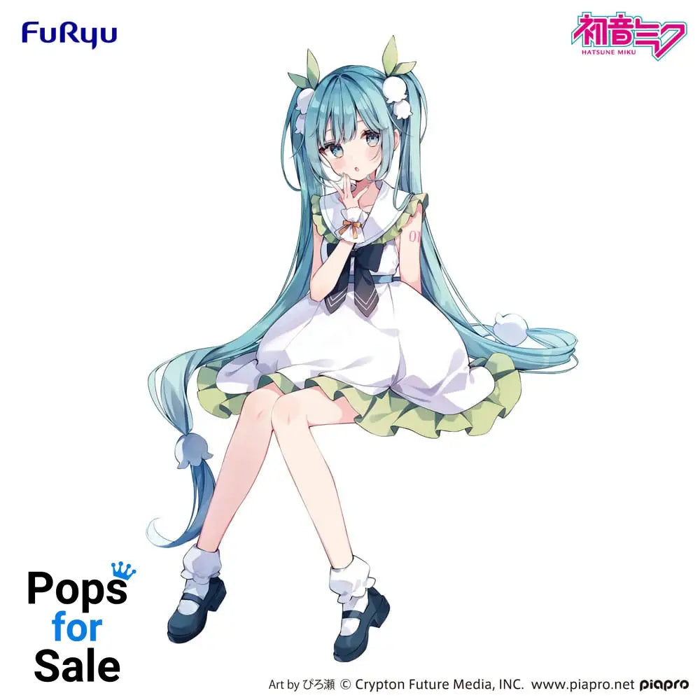 Hatsune Miku Noodle Stopper PVC Statue Flower Fairy Lily of the Valley 14 cm