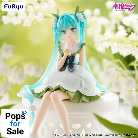 Hatsune Miku Noodle Stopper PVC Statue Flower Fairy Lily of the Valley 14 cm