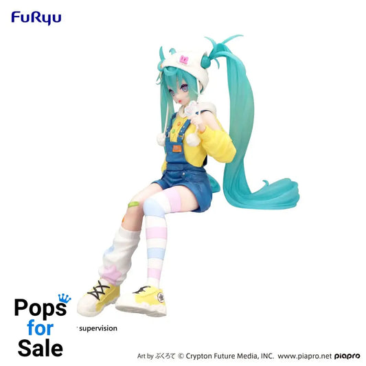 Hatsune Miku Noodle Stopper PVC Statue Hatsune Miku Lollipop 15 cm