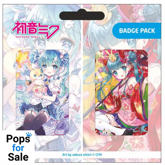 Hatsune Miku Pin Badges 2-Pack Set B