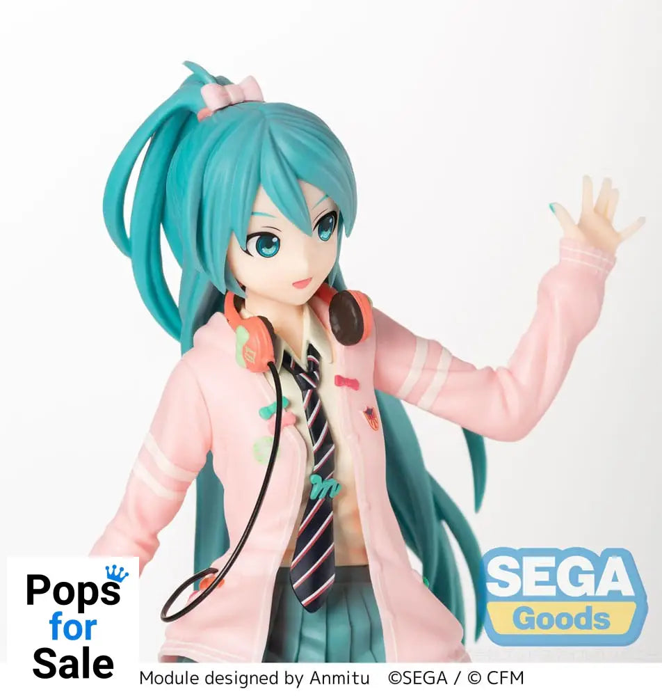 Hatsune Miku Project DIVA Arcade SPM PVC Statue Hatsune Miku Ribbon Girl 24 cm