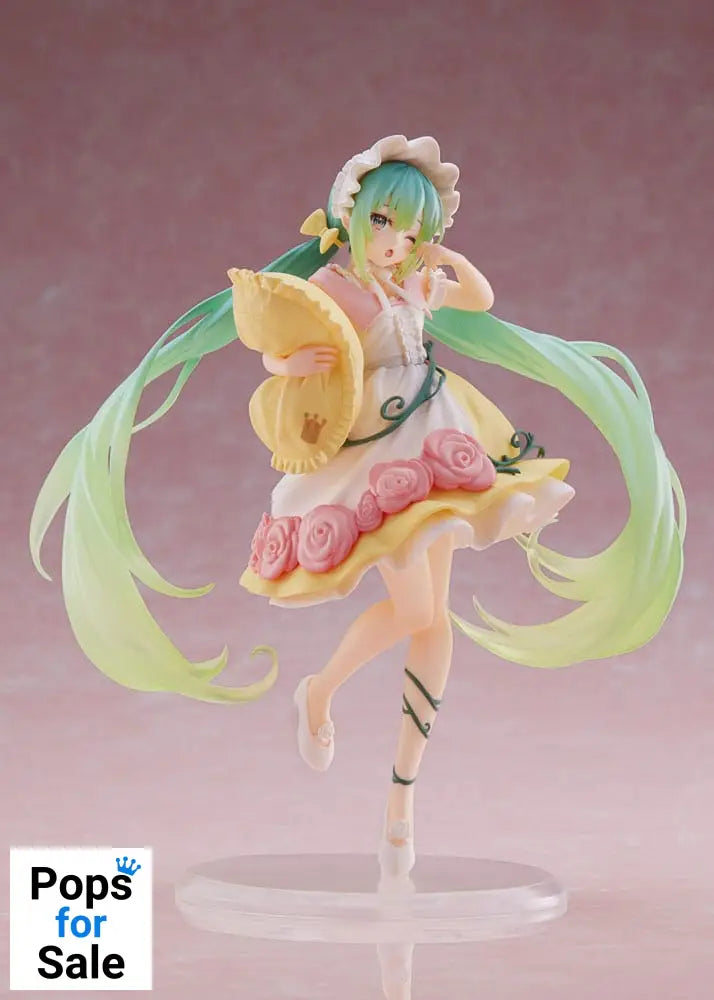Hatsune Miku PVC Statue Hatsune Miku Wonderland Figure Sleeping Beauty Reissue 18 cm Statues