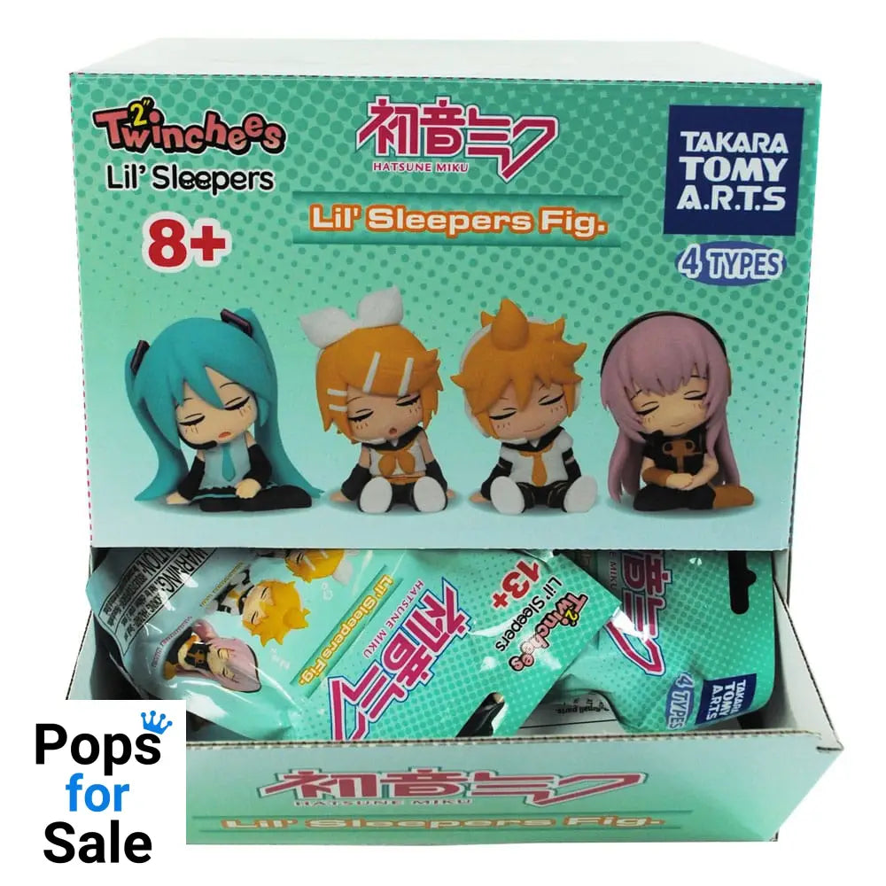Hatsune Miku Twinchees Mini Figures Lil' Sleepers 5 cm Display (24)