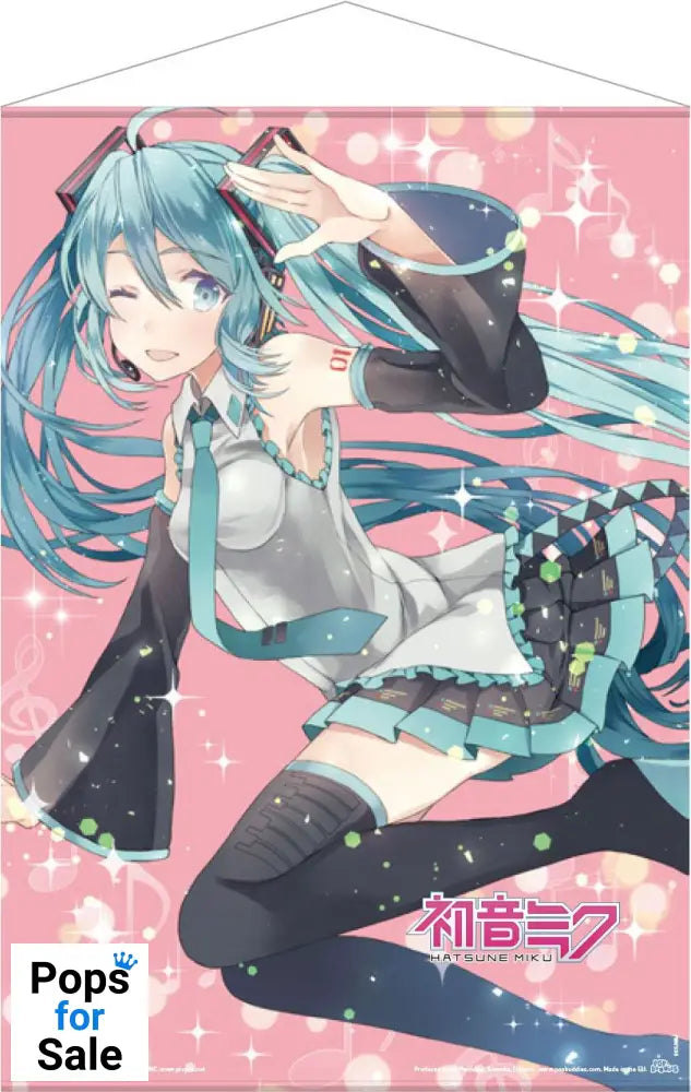 Hatsune Miku Wallscroll Pink Glitter Miku 50 x 70 cm Posters & Wallscrolls