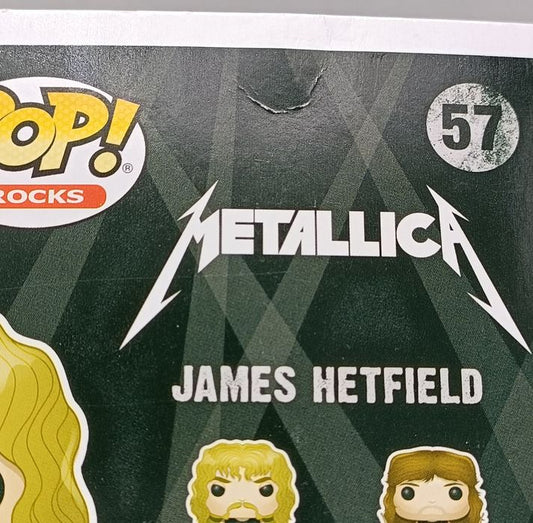 #57 James Hetfield - Metallica - Box Damaged Funko POP