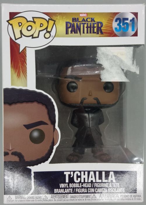 #351 T'Challa (Black) - Marvel Black Panther Funko POP