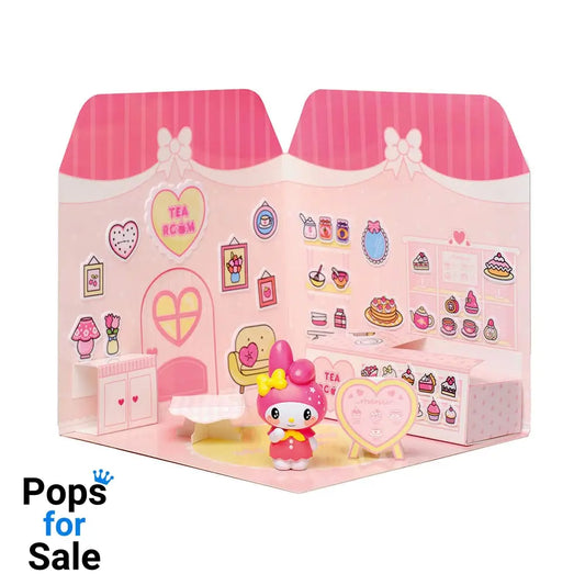 Hello Kitty and Friends Mini figure Sticker House My Melody Tea Room