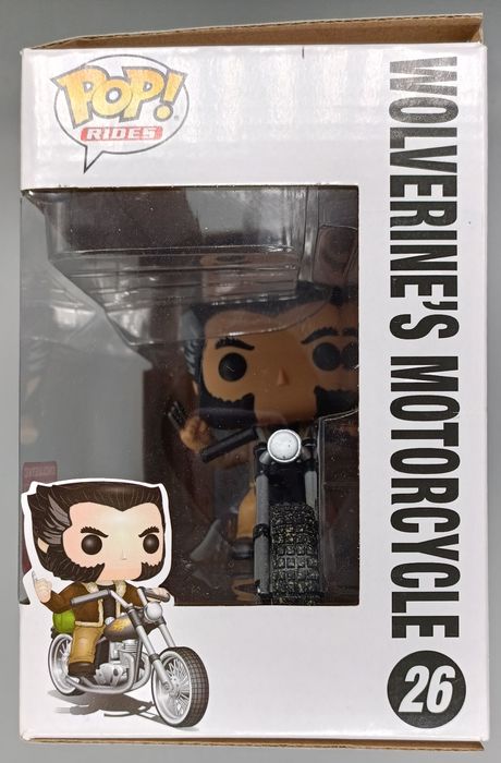 #26 Wolverine's Motorcycle X-Men Marvel Collector Corps Damaged Box Funko POP