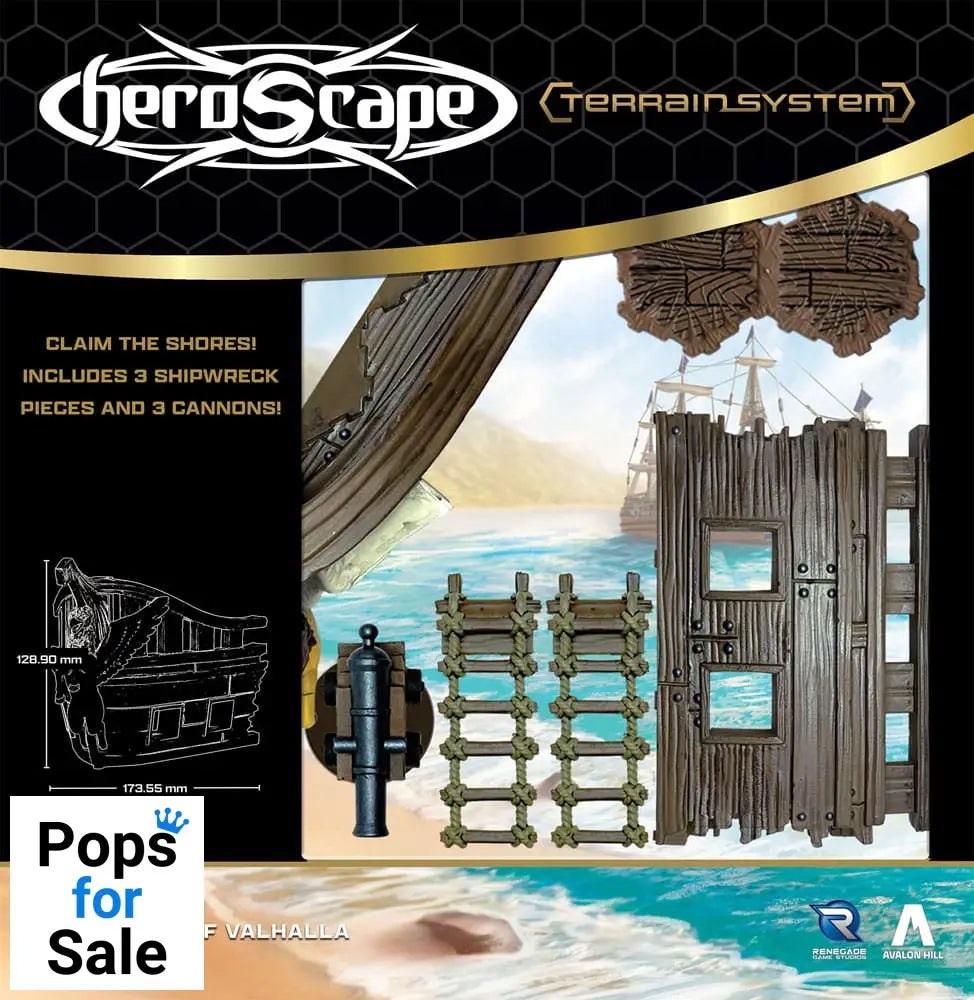 Heroscape Terrain Expansion Shores of Valhalla *English Version* Board games and accessories