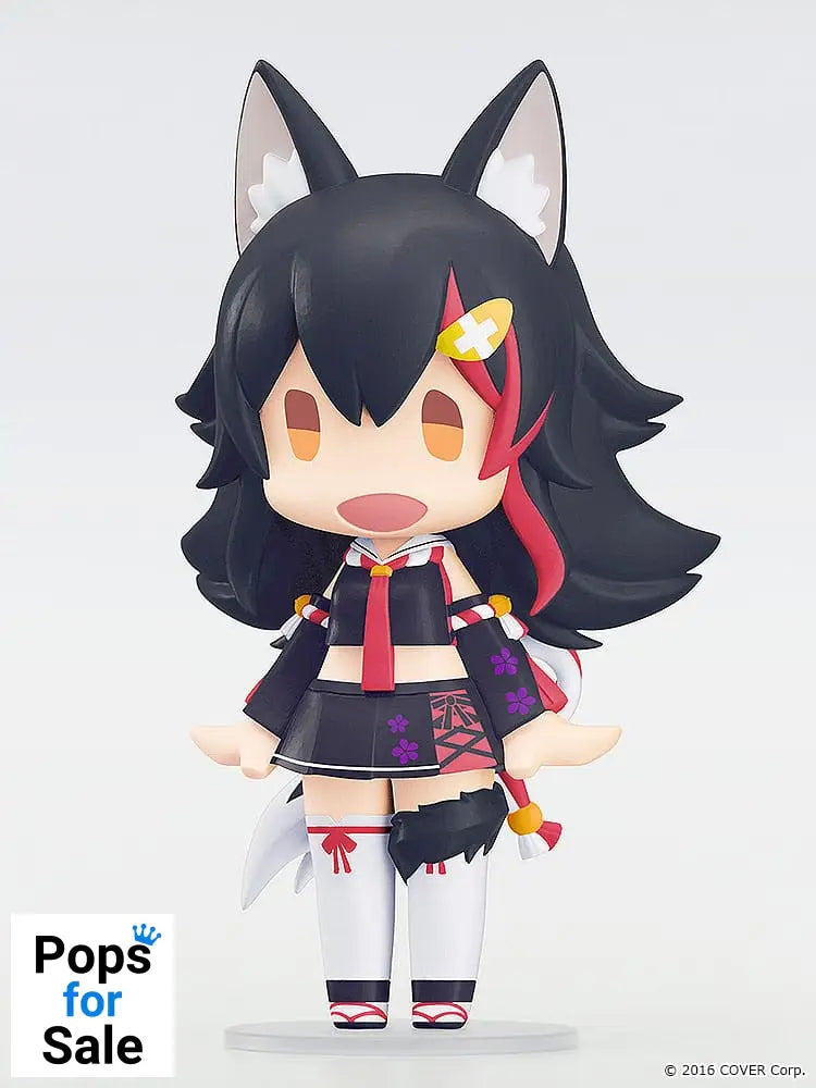 Hololive Production HELLO! GOOD SMILE Action Figure Ookami Mio 10 cm Action figures