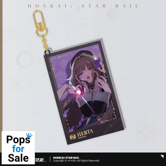 Honkai: Star Rail Countdown Departure Series Acrylic Keychain Herta Glitter 9 cm