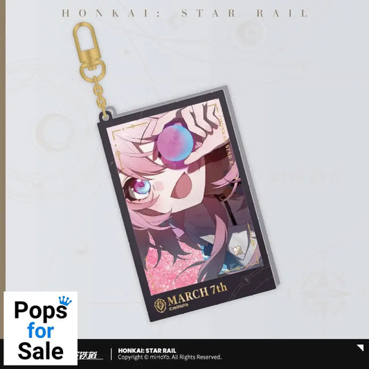 Honkai: Star Rail Countdown Departure Series Acrylic Keychain March 7th Glitter 9 cm