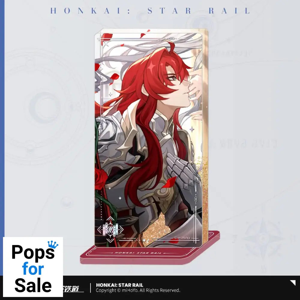 Honkai: Star Rail Light Cone Acryl Ornament with Glitter: Argenti An Instant Before a Gaze 15 cm Decoration