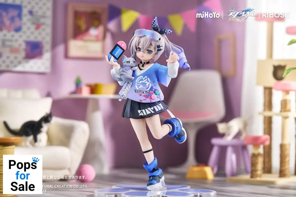 Honkai: Star Rail Rise Up Little Cat Series PVC Statue Silver Wolf Ver. 19 cm Statues