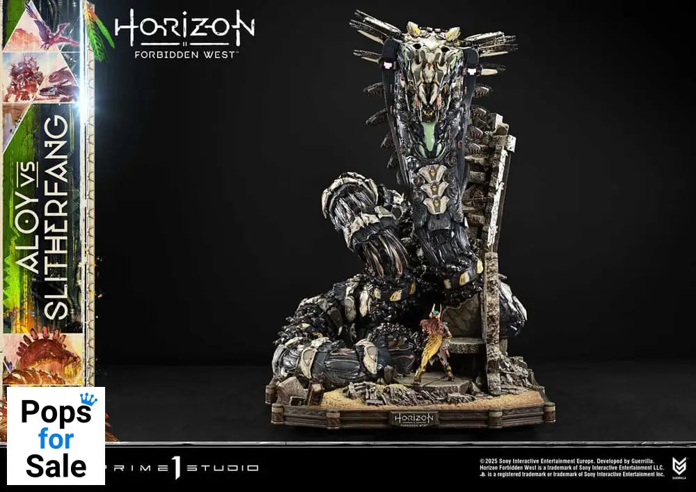 Horizon Forbidden West Ultimate Diorama Masterline Series Statue Aloy vs. The Slitherfang 82 cm