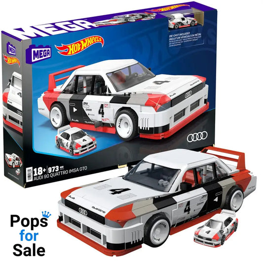Hot Wheels MEGA Construction Set 1/15 Audi 90 Quattro IMSA GTO 29 cm