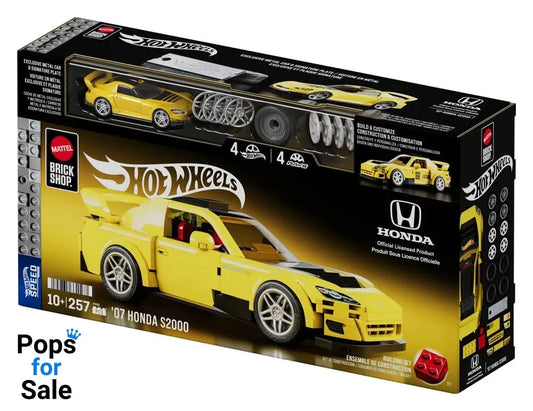Hot Wheels Speed Series Mattel Brick Shop Building Set 1/32 '07 Honda S2000