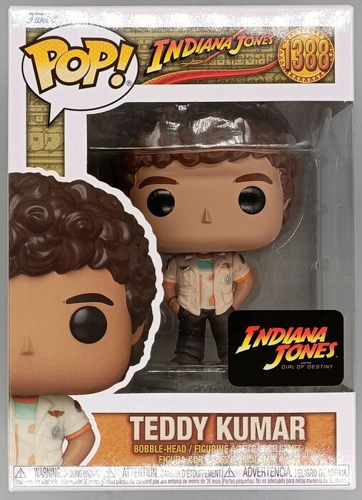 #1388 Teddy Kumar - Indiana Jones 5 - Brand New Funko POP in Protector