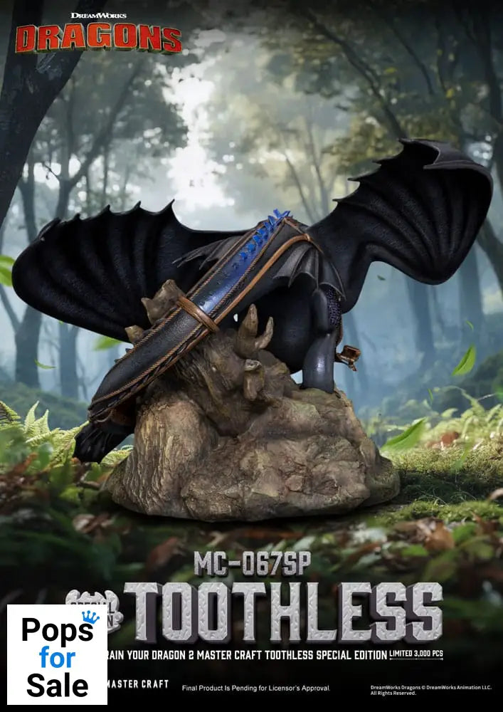 How To Train Your Dragon 2 Master Craft Statue Toothless 38 cm