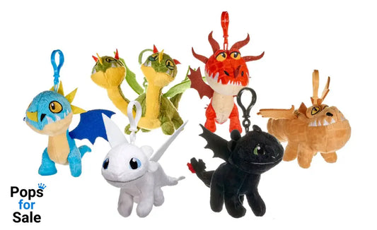 How to Train Your Dragon 3 Plush Keychain 10 cm Assortment (12)