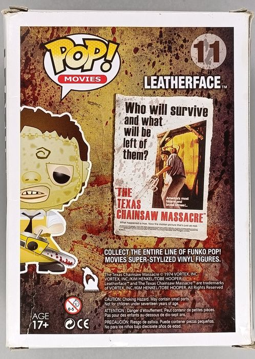#11 Leatherface - The Texas Chainsaw Massacre - Box Damaged Funko POP