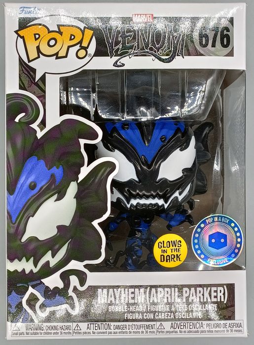#676 Mayhem (April Parker) Glow - Marvel Venom Funko POP