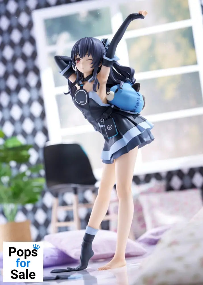 Hyperdimension Neptunia Statue 1/8 Neptunia Uni Wake Up Overseas Edition 20 cm