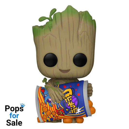 I Am Groot POP! Vinyl Figure Groot w/Cheese Puffs 9 cm