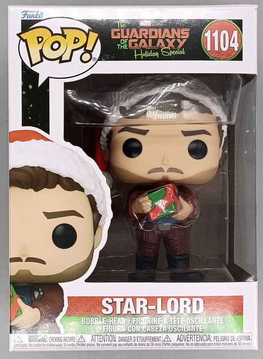 #1104 Star-Lord Marvel Guardians Of The Galaxy Holiday Speci Funko POP
