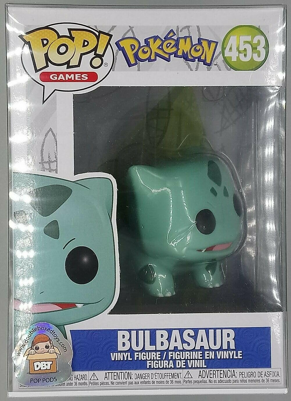 453 Bulbasaur - Pokemon - Funko POP - Box Damaged
