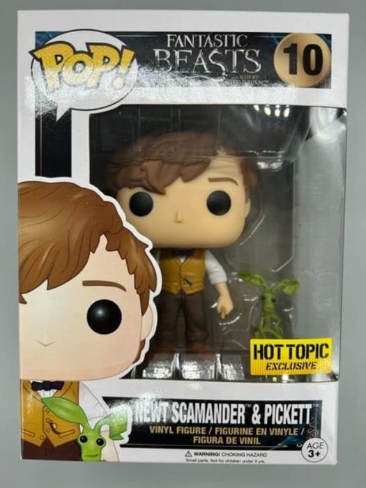10 Newt Scamander & Pickett - Fantastic Beasts Funko POP - Box Damaged