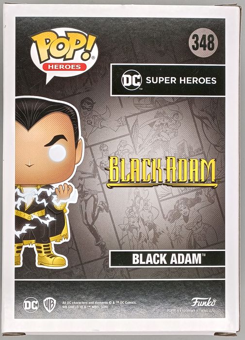 #348 Black Adam - Glow - DC Super Heroes Funko POP