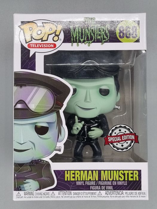 #868 Herman Munster (Hot Rod) - The Munsters Funko POP