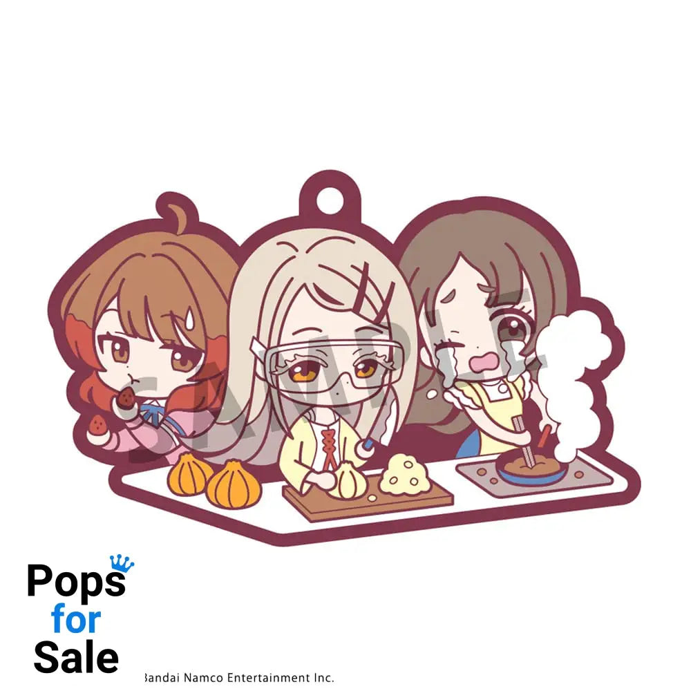 Idolmaster Rubber Mascot Buddycolle Rubber Charms Gakuen 7 cm Assortment (6) Pendants & necklaces