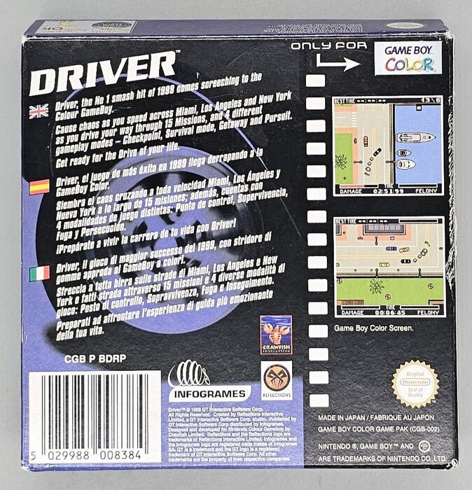 Driver for Nintendo Gameboy Color