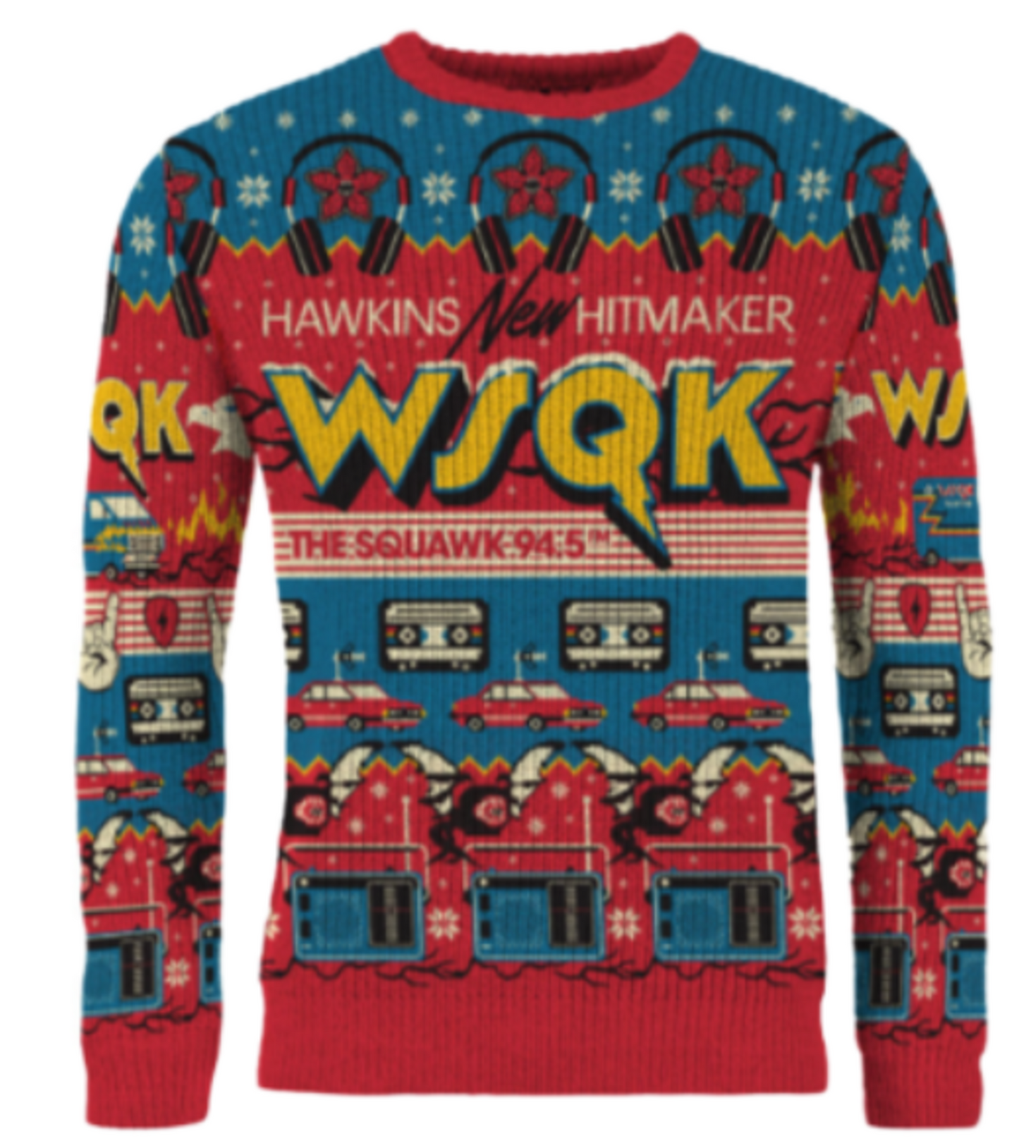 Stranger Things WSQK Christmas Jumper (Size XS)