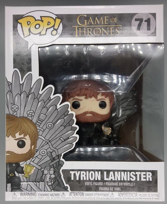 71 Tyrion Lannister (on Iron Throne) Deluxe Game of Thrones Funko POP - Box Damaged