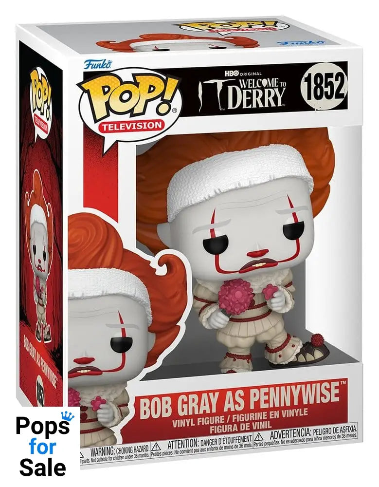 It: Welcome to Derry POP! Television Vinyl Figure Bob Gray as Pennywise 9 cm