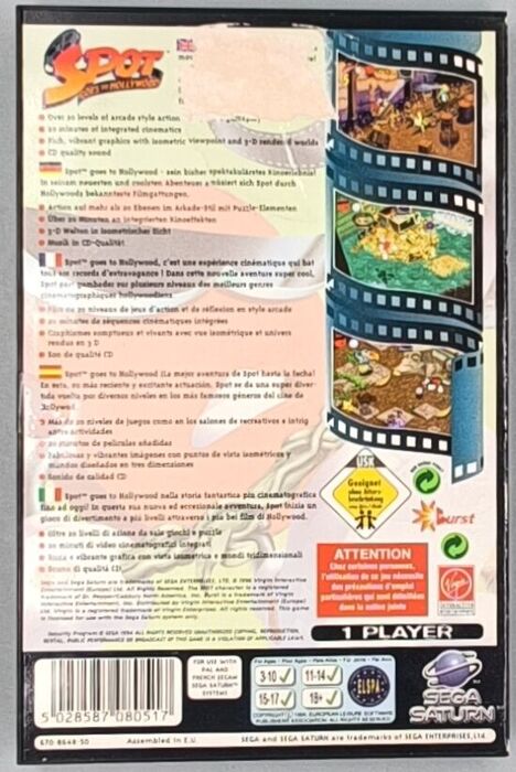 Spot Goes to Hollywood for SEGA Saturn
