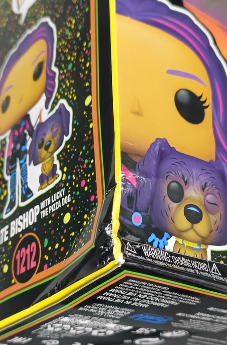 #1212 Kate Bishop with Lucky Blacklight Marvel Hawke Box Damaged Funko POP