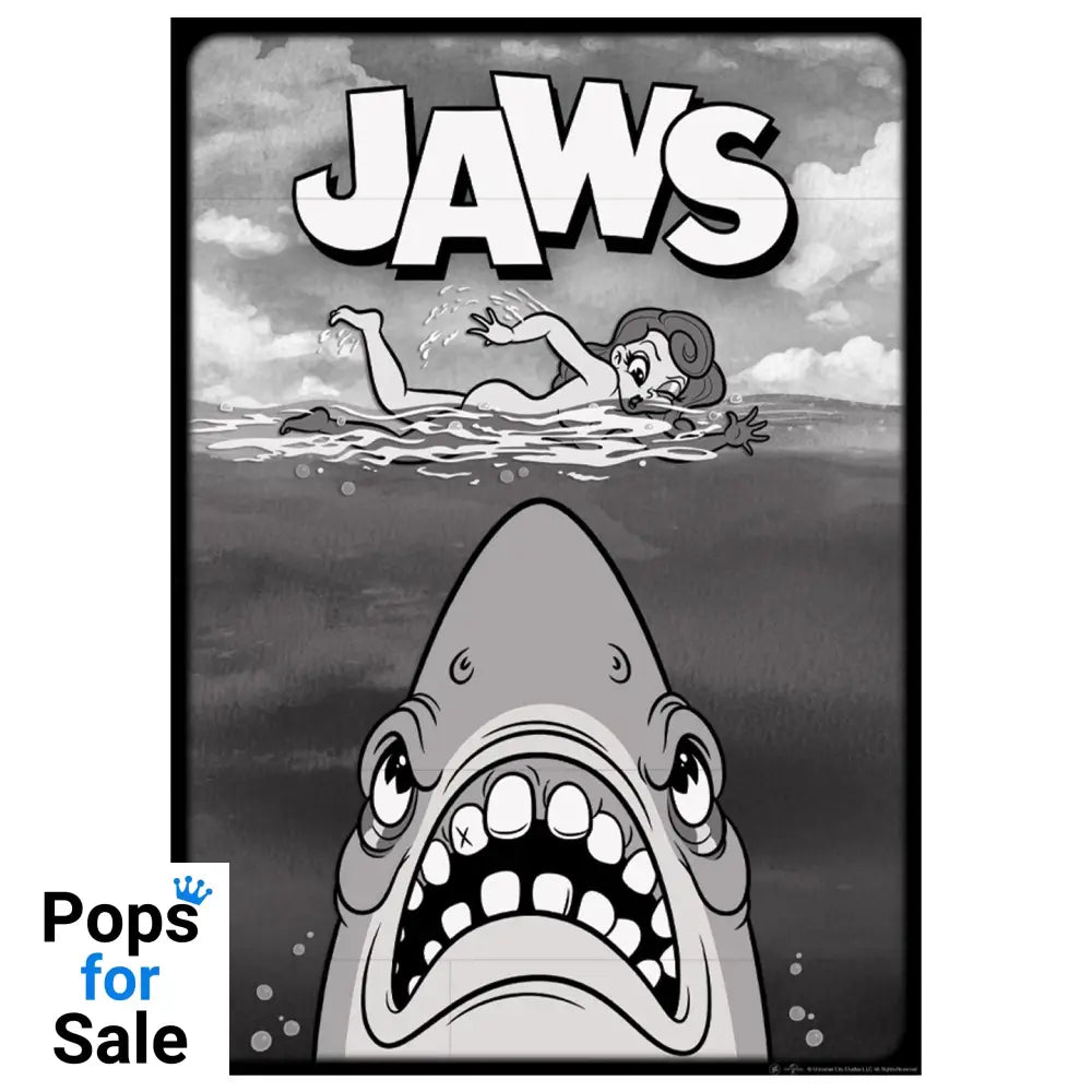 Jaws Cartoon-style Art Print
